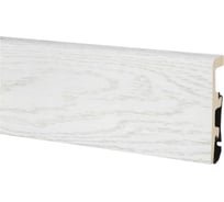 Плинтус Arbiton Integra HDPS 03 Снежный Ясень, 2400x80x20 мм 550596