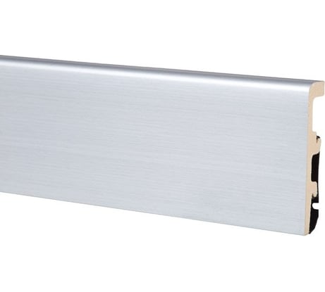 Плинтус Arbiton Integra HDPS 02 Алюминий, 2400x80x20 мм 550595