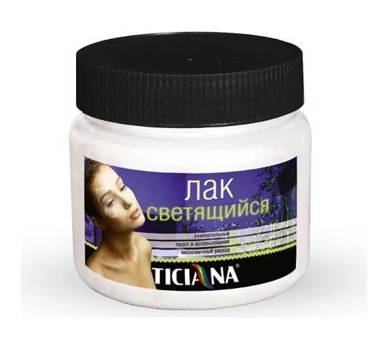 Светящийся в темноте акриловый водоразбавляемый лак Ticiana 0.4 л 4300004119