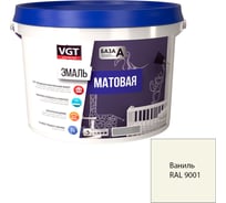 Универсальная эмаль VGT ВД-АК-1179 ванильная, матовая, 1 кг 11608726