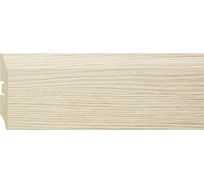 Плинтус МДФ GRACE Смартпрофайл Колор 3D вуд 82 мм 2,4 м Дуб аликанте УТ000029788