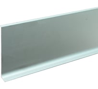Плинтус Bonkeel ПЛ80, алюминиевый, серебро люкс, 1800x78.5x11.2 мм 562365