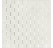 Мягкая самоклеящаяся 3D панель комплект 5 шт LAKO Деревянная мозаика белый 60x60см LKD-29-05-501-KO