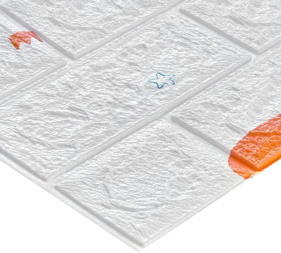 Мягкая самоклеящаяся 3D панель LAKO Детская Единороги, рулон, 70x600 см LKD-87-04-NF20-RU
