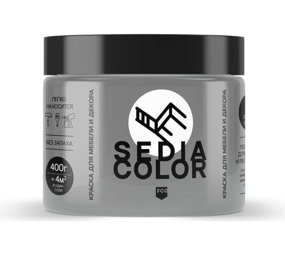 Краска для мебели MASTERFARBE Sedia рапсодия, 400 г 2037381336884