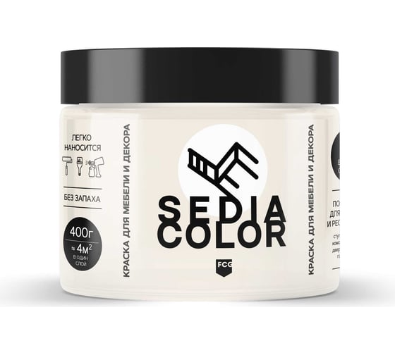Краска для мебели MASTERFARBE Sedia элегия, 400 г 2037381265160