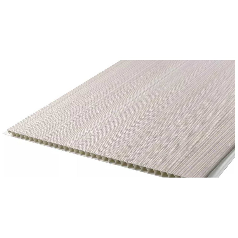 Ламинированная панель FINEBER Рипс белый 2700х250х8 мм (Ш) FB.SP.L.2700 ...