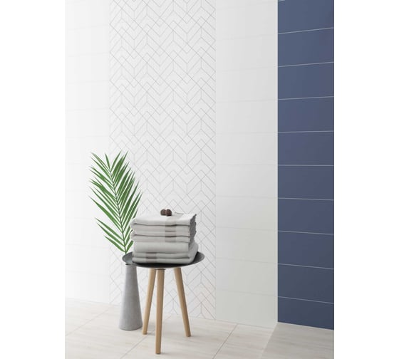 Плитка настенная LB CERAMICS Мореска 1039-8137 (белый; 20х40 см; 23 шт.; площадь упаковки 1,81 кв.м) СК000041053