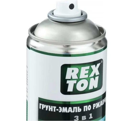 Грунт-эмаль по ржавчине 3 в 1 REXTON белый, аэрозоль RT150.10
