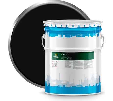 Эмаль Фарбен ПФ-115 черный, 20 кг 4300003813