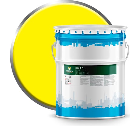 Эмаль Фарбен ПФ-115 желтый, 20 кг 4300003807