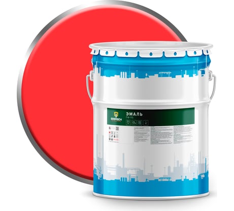 Эмаль Фарбен ПФ-115 красный, 20 кг 4300007452