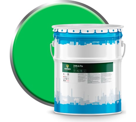 Эмаль Фарбен ПФ-115 ярко-зеленый, 20 кг 4300003802