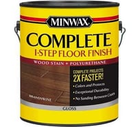 Финишное покрытие MINWAX COMPLETE 1-STEP Брендивайн, глянцевый, 3.785 л 67206