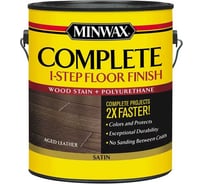 Финишное покрытие MINWAX COMPLETE 1-STEP Состаренная кожа, полуматовый, 3.785 л 67205
