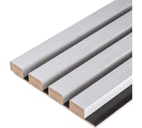 Панель мдф 3d лайн модерн GRACE 165x2750 мм l02 береза черная УТ000076767