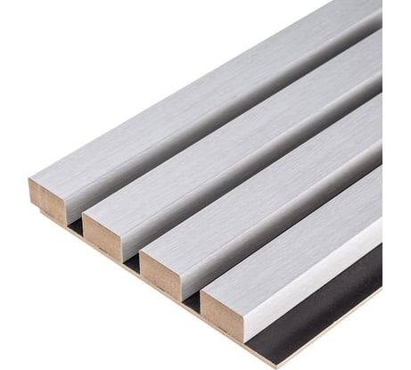 Панель мдф 3d лайн модерн GRACE 165x2750 мм l02 береза черная УТ000076767