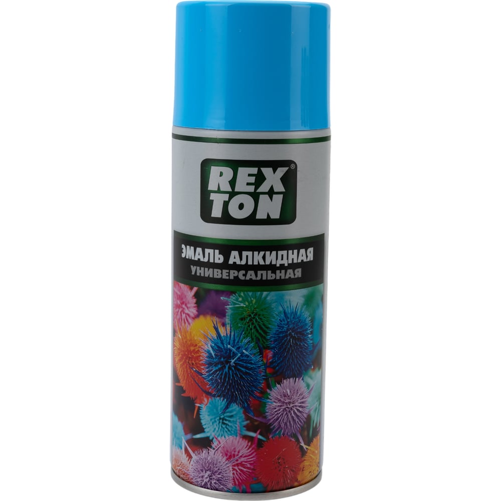 Алкидная универсальная эмаль REXTON голубой, аэрозоль RT101.10 ...