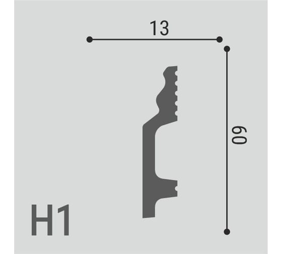 Плинтус напольный Де-Багет XPS POLYMER Н 4 00-00105956
