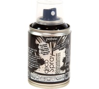 Краска PEBEO decoSpray на водной основе, аэрозоль, 100 мл, черный глянцевый 530578
