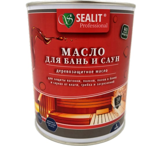 Масло для бань и саун Sealit 1 л дуб 94-0610