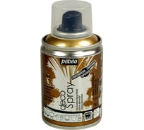 Краска "хром" PEBEO decoSpray аэрозоль, 100 мл, под золото 530598