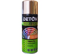 Эмаль акриловая быстросохнущая Deton UNIVERSAL золото, аэрозоль 520 мл DTN-A07267