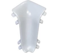 Внутренний угол для плинтуса Ideal Комфорт 55 мм, 001 белый К55-В 001 БЕЛ