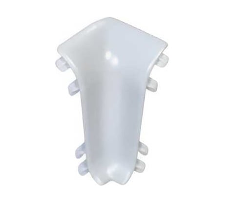 Внутренний угол для плинтуса Ideal Комфорт 55 мм, 001 белый К55-В 001 БЕЛ