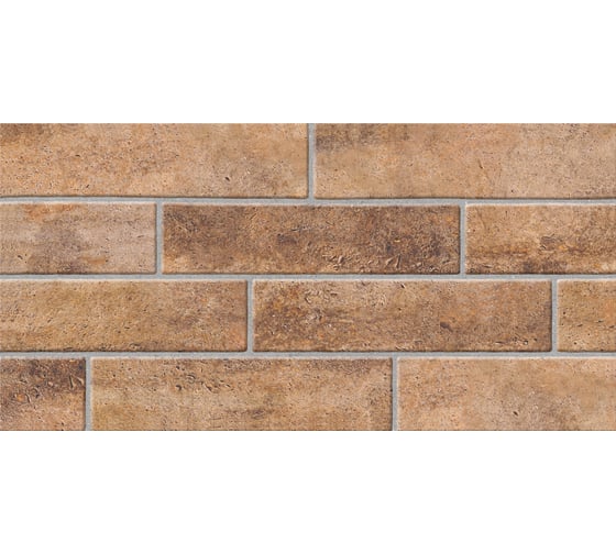 Плитка для стен Beryoza Ceramica Брик коричневый, 300x600x9 мм, 9 шт. ТГ-00004062