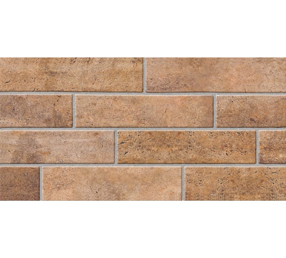 Плитка для стен Beryoza Ceramica Брик коричневый, 300x600x9 мм, 9 шт. ТГ-00004062