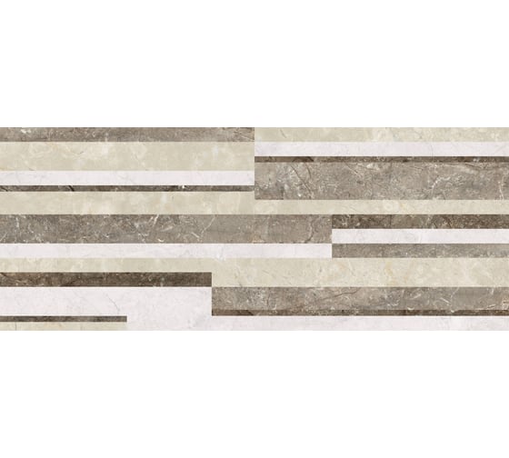 Плитка-декор Beryoza Ceramica Onda бежевый, 200x500x8 мм, 11 шт. ТГ-00005807