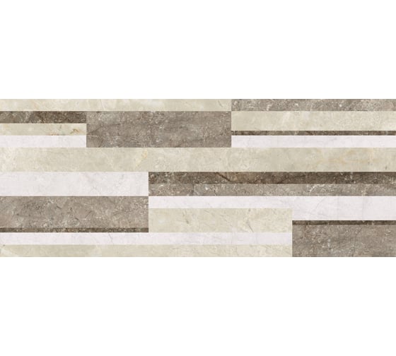 Плитка-декор Beryoza Ceramica Onda бежевый, 200x500x8 мм, 11 шт. ТГ-00005807