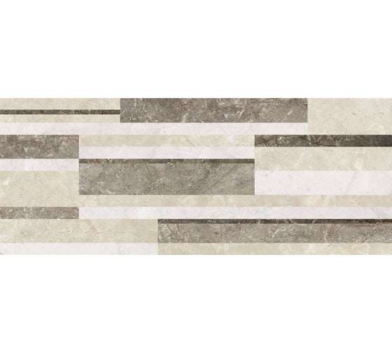 Плитка-декор Beryoza Ceramica Onda бежевый, 200x500x8 мм, 11 шт. ТГ-00005807
