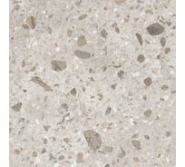 Керамогранитные плитки ProGRES 600x600x10 мм, терраццо серые, глазурованные, матовые, упаковка 1.44 кв. м NR0136