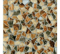 Керамогранитные плитки ProGRES 330x330x8 мм, кельн камни коричневый объемный, упаковка 1.307 кв. м 729862