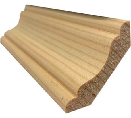 Плинтус ТД Крона 12x50х2500 мм, равнополочный 21010702