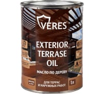 Масло для дерева VERES exterior terrase oil, 1 л, палисандр 255544