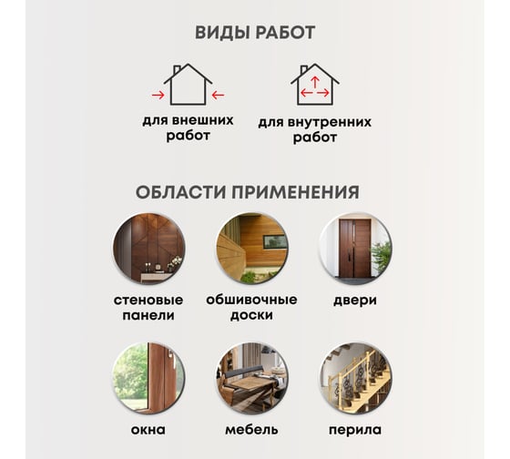 Масло для дерева VERES interior oil, 1 л, белое 255528