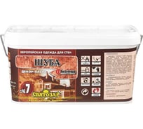 Декор - паста Finlux Святозар-7 ШУБА акриловое фактурное покрытие с гребешками, белое, 2 кг 4603783207589