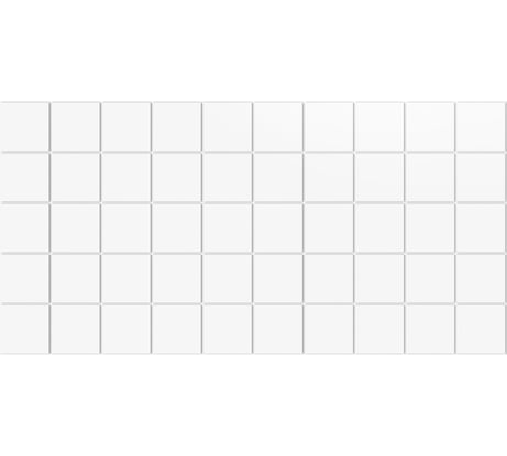 Панель пвх Регул мозайка "промо белая" 0.3 мм, 1 шт. 549пб