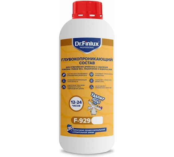 Глубокопроникающее средство для отбеливания древесины Finlux Dr. F-929 1 кг 4603783203055 1