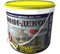 Декор-паста Finlux Святозар-7 МИНИ акриловое фактурное покрытие под мрамор, белое, 2 кг 4603783207633