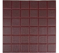 Самоклеящаяся плитка INBLOOM 60x60x0.8 см, XPE, шоколад 172-078