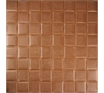 Самоклеящаяся плитка INBLOOM 70x70x0.5 см, XPE, коричневый жемчуг 172-087