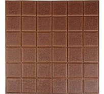 Самоклеящаяся плитка INBLOOM 60x60x0.8 см, XPE, терракот 172-079