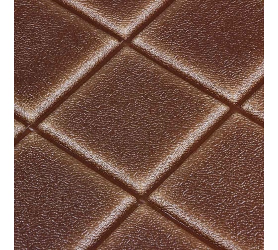 Самоклеящаяся плитка INBLOOM 60x60x0.8 см, XPE, терракот 172-079
