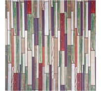 Самоклеящаяся плитка INBLOOM 70x70x0.7 см, XPE, абстракция зеленая 172-084