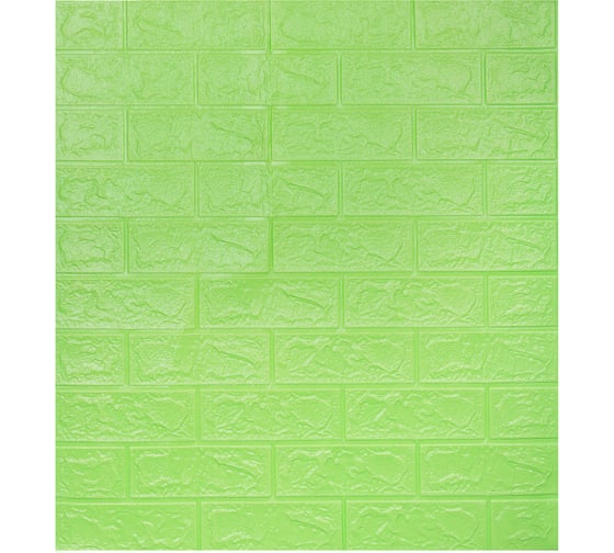 Самоклеящаяся плитка INBLOOM 70x77x0.3 см, XPE, зеленая 172-074