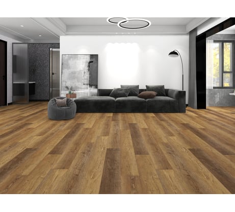 Ламинат Floorwood SPC Uantroo 0.5 мм, 43 класс, 4V 1220x228x5 мм, c подложкой, Дуб Томсон/Thomson Oak, 2.23 кв.м 8804